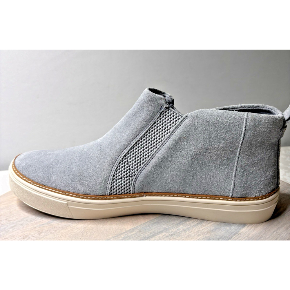 TOMS Gray Suede Slip-On Chelsea Sneakers Ankle Bootie Shoes Women’s Size 11 NWT - Picture 4 of 9